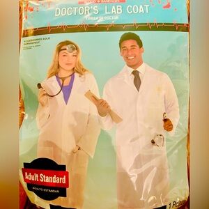 Blood and Bandages Adult Standard Doctor’s Lab Coat-worn once